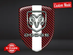 Dodge Adesivi Logo Personalizzati Qualità Design Sobrio